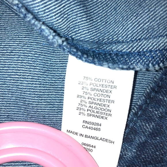 Cheetah Print Denim Jacket (6-9m) - Picture 6 of 6